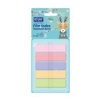 Kraf İndex Film (pp) 12x45 Mm Pop-up 5 Renk 30 Yp Pastel 51248-2