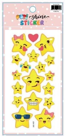Putı Shinner Sticker Yıldız Gülenyüz Puti-10106