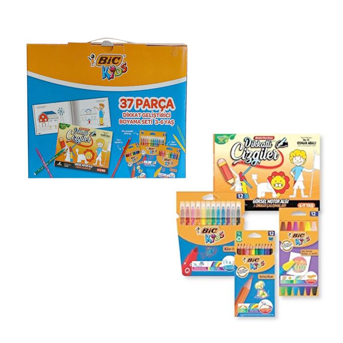 Bic Kids Eğitici Boyama Set 37 Parça 508363