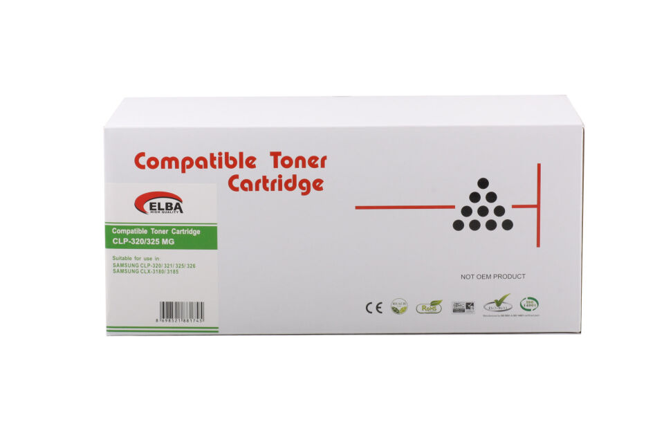 Elba Samsung Clp-320-325 Kirmizi Muadil Toner