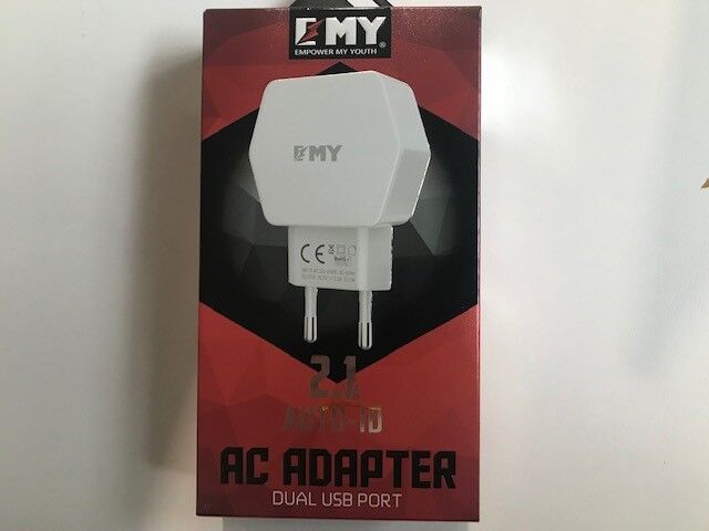 Emy My-261 2.1mah 2usb Ev Şarj Kafa