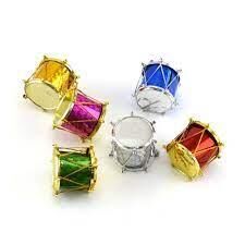 Nedi Ağaç Süsü Trampet Büyük Renkli 6 Lı Nedi-as9