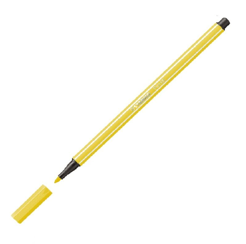Stabilo Pen 68 Keçe Uçlu Kalem 1,0 Mm - Limon Sarısı 68/24
