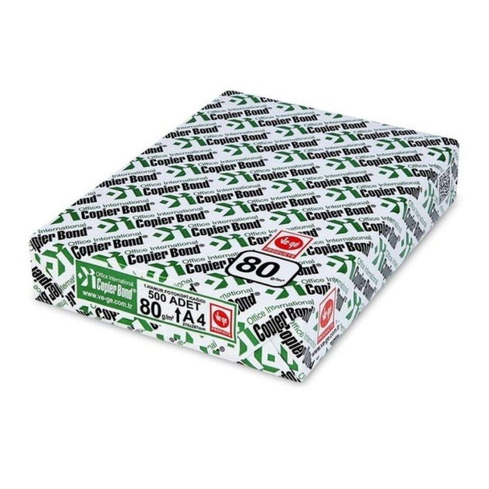 Vege Fotokopi Kağıdı A4 80gr 500'lü Paket