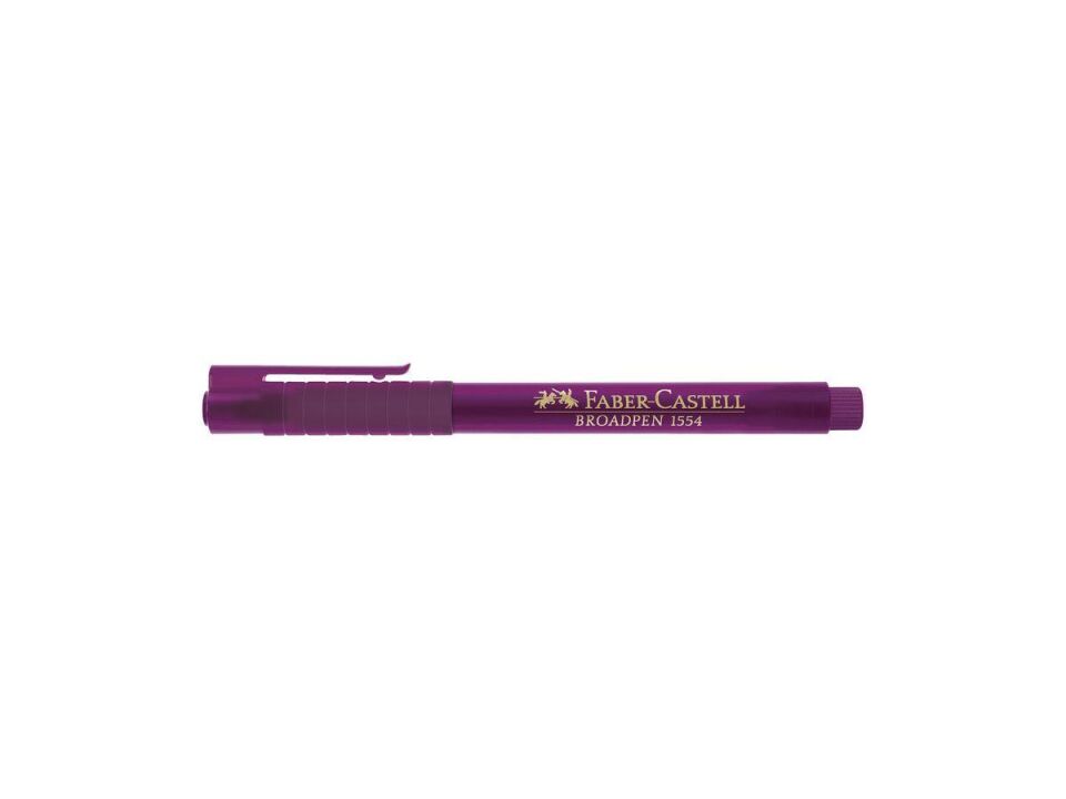 Faber Castell Tahta Kalemi 0,8 Mm Broadpen Magenta 155437
