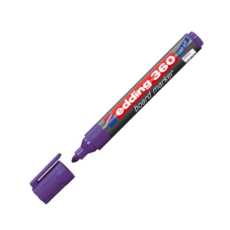 Edding Tahta Kalemi Cap Off ( E-360 ) Mor Ed36008
