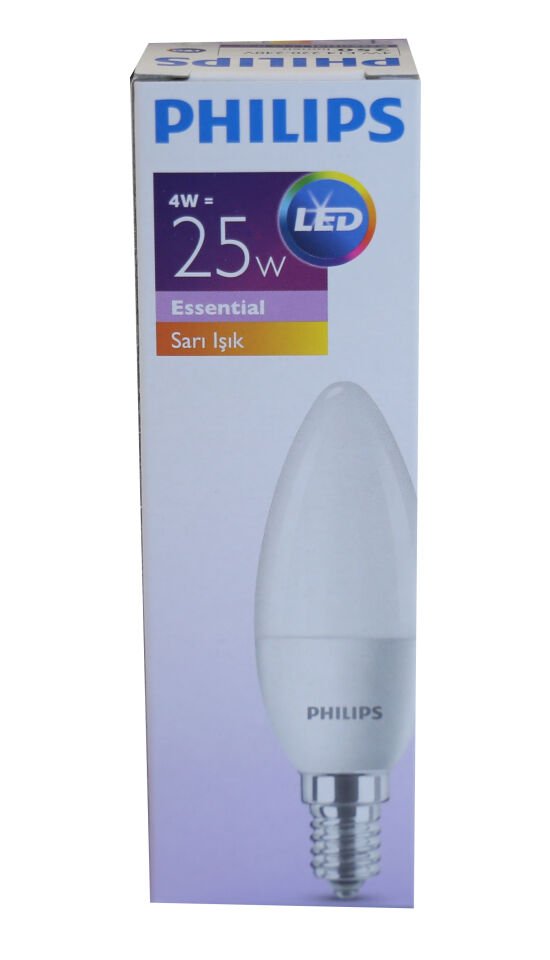 Philips Ess Led Candle 25w E14 Ww 4w Ampul (774236)