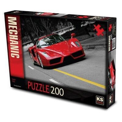 Ks Games Puzzle 200 Parça Super Cars Giuseppe Rosati 11328