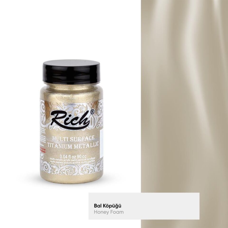 Rich Multı Surface Tıtanıum Metalik 90 Cc Bal Köpüğü Ttm-090-2512