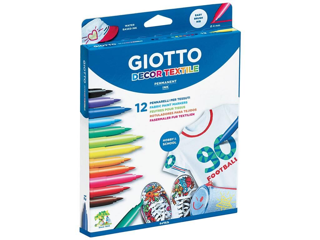 Giotto Decor Tekstil Boyası Askılı Paket 6'lı 494800
