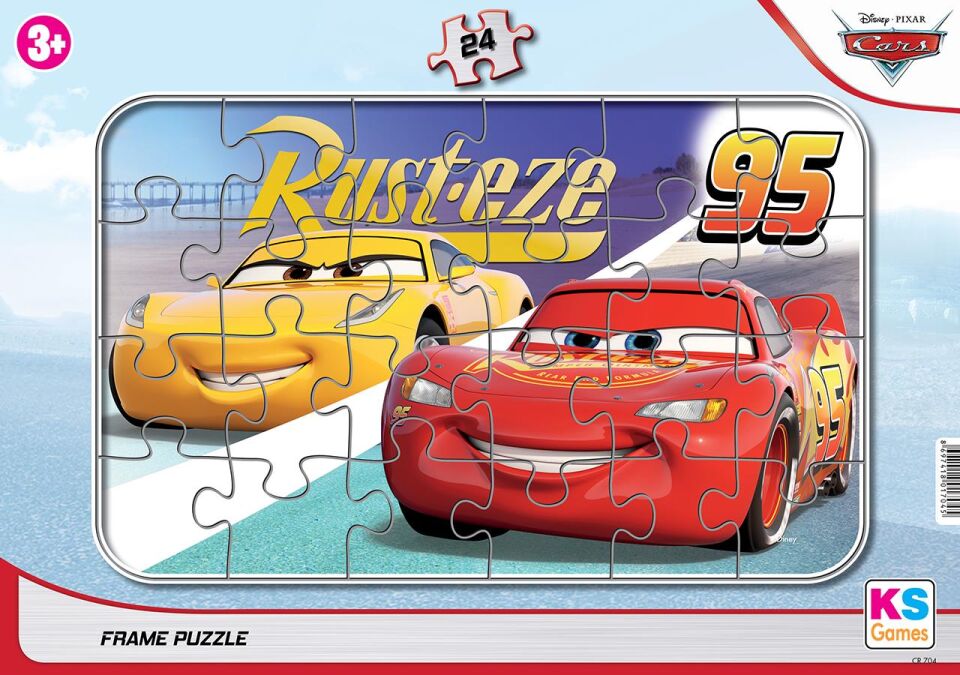 Ks Games Frame Puzzle 24 Parça Cars Cr-704