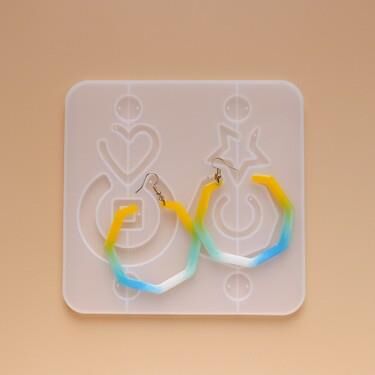 Rich Epoksi Kalıp Silikon Skalıp Pembe