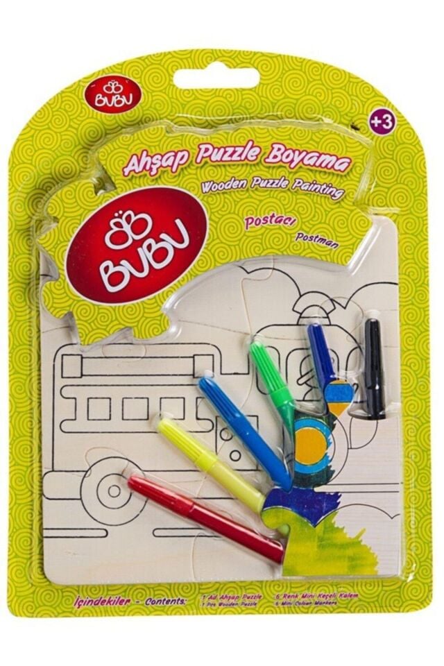 Bu-bu Puzzle Boyama 4 Model Postacı Ap0035