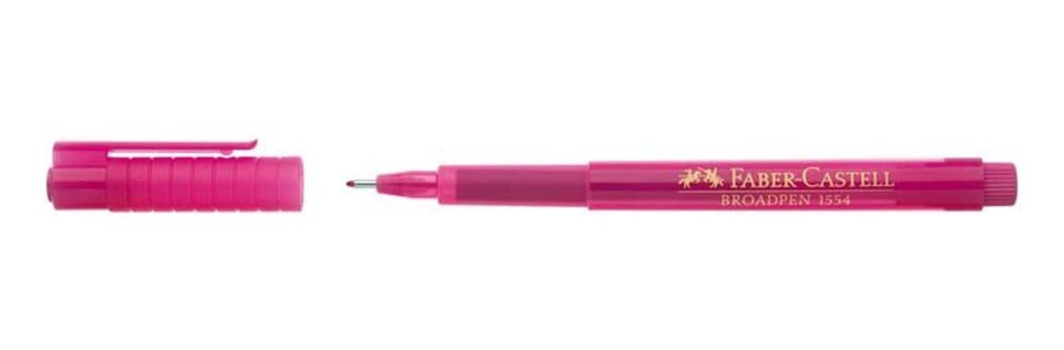 Faber Castell Tahta Kalemi 0,8 Mm Broadpen Pembe 155428