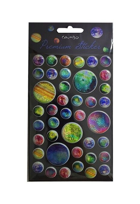 Bu-bu Puf Gezegen Stıcker Cas-01-013