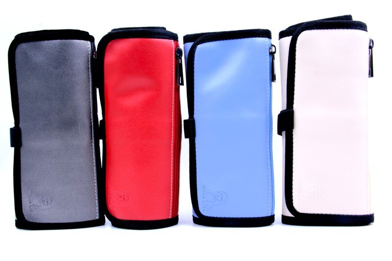 Mona Lisa Fermuarlı Rulo Kalemlik Deri Kn08