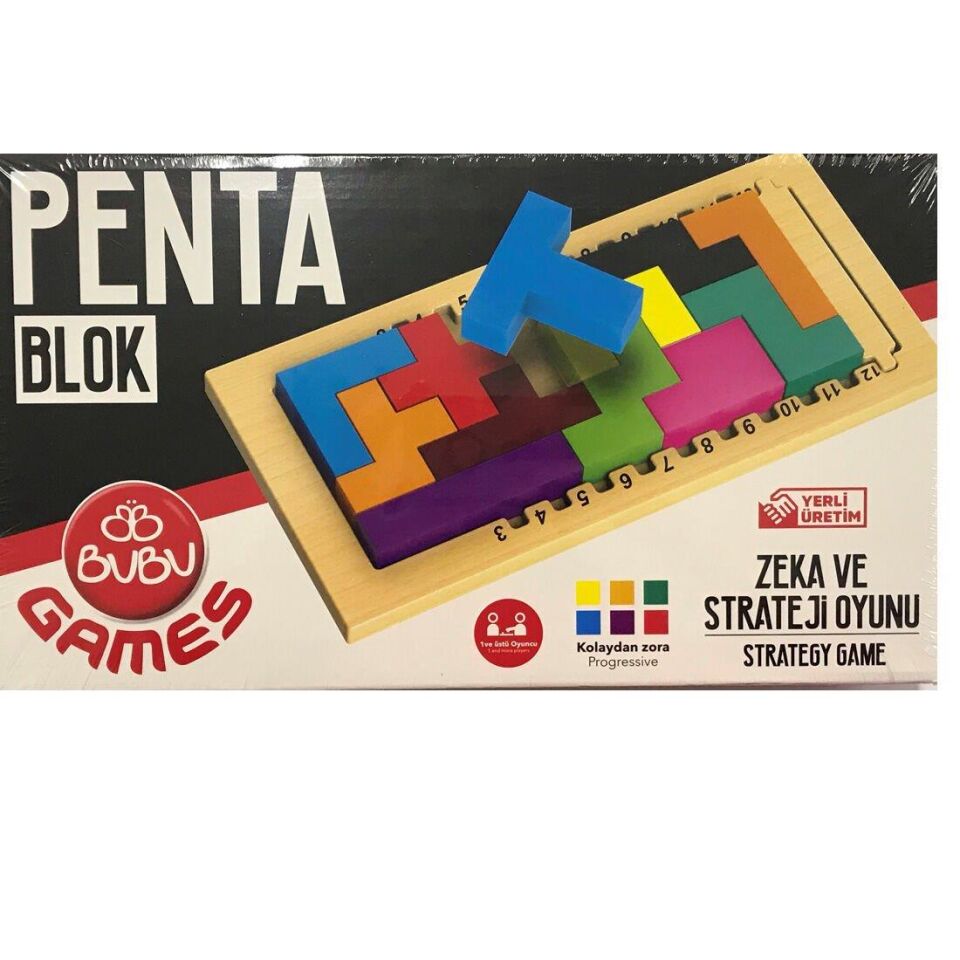 Bu-bu Games Penta Blok Zeka Ve Strateji Oyunu Gm0040