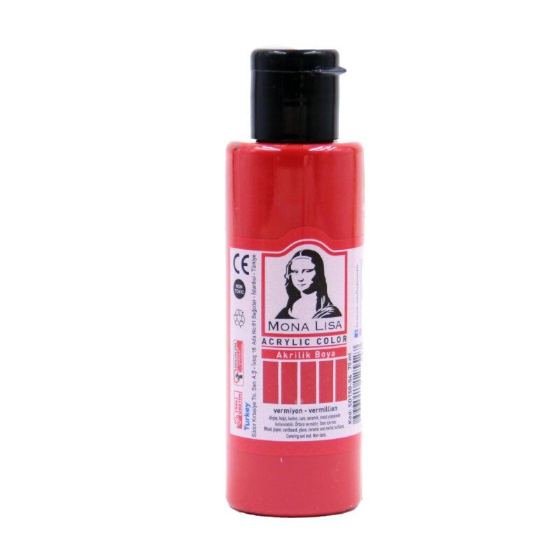 Monalisa Akrilik Boya 70 Ml Vermiyon Sd150-04