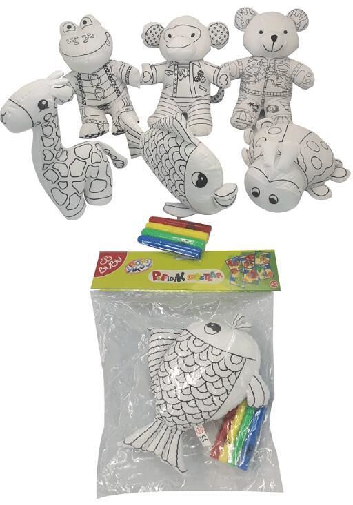 Bu-bu Pufidik Dostlar Büyük Keçeli Boyama Seti Pd0001