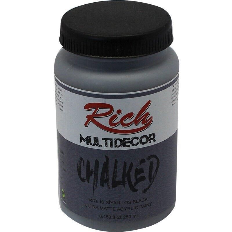 Rich Multi Decor Chalked 250 Cc İs Siyah Mdc-250-4576