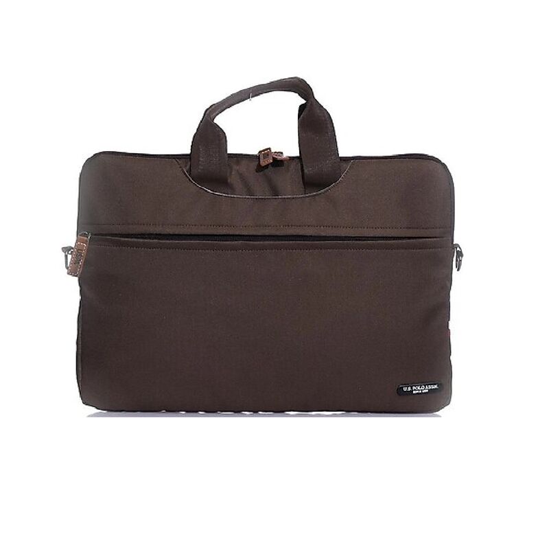 U.s Polo Kumaş Evrak Çantası Sütlü Kahve Plevr22474