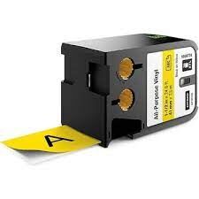 Dymo 1868774 Çok Amaçlı Vinil 41 Mm X 7 Mm Sarı-siyah