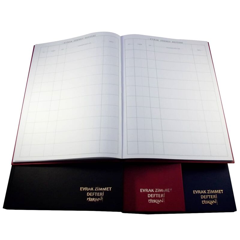 Özkan Evrak Zimmet Defteri Ciltli 144 Yaprak G2146
