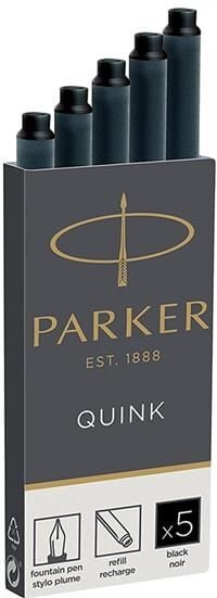 Parker Dolma Kalem Kartuşu Quınk Siyah 5 Li 1950382