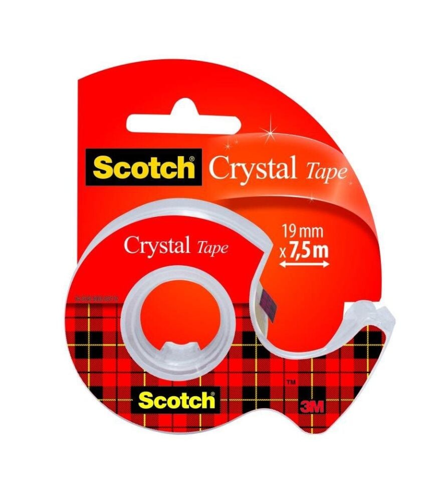Scotch Kristal Bant Makinalı Bant 19mm*7,5m 6-1975d