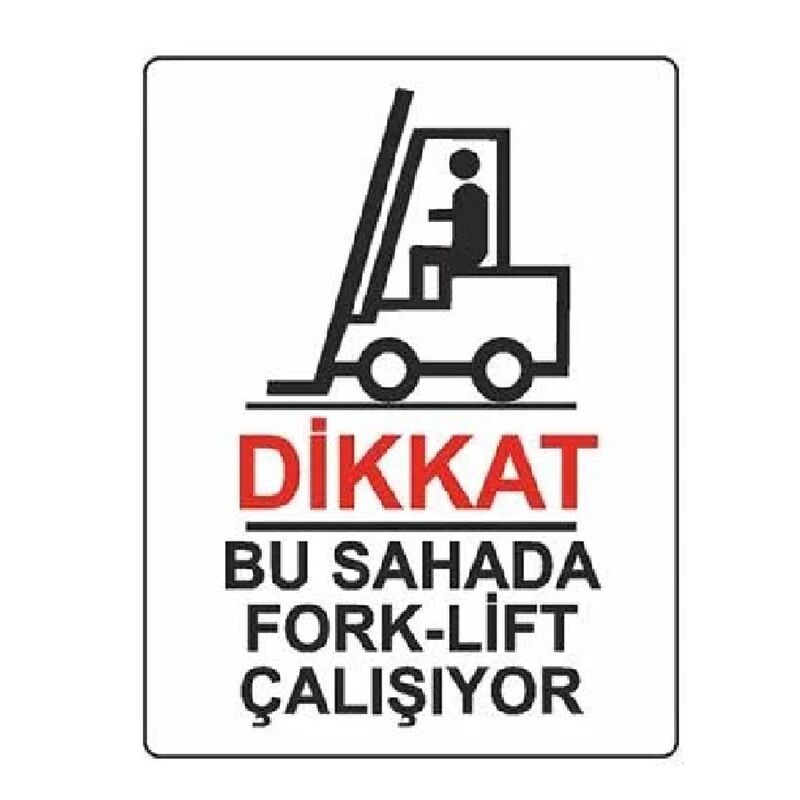 Ekstrafix 204 (yul-408) 25x35 Dikkat Bu Sahada For