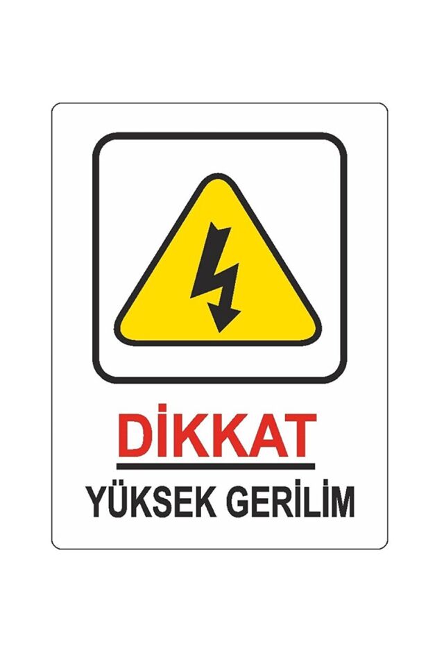 Ekstrafix 204 (yul-426) 25x35 Dikkat Yüksek Gerili