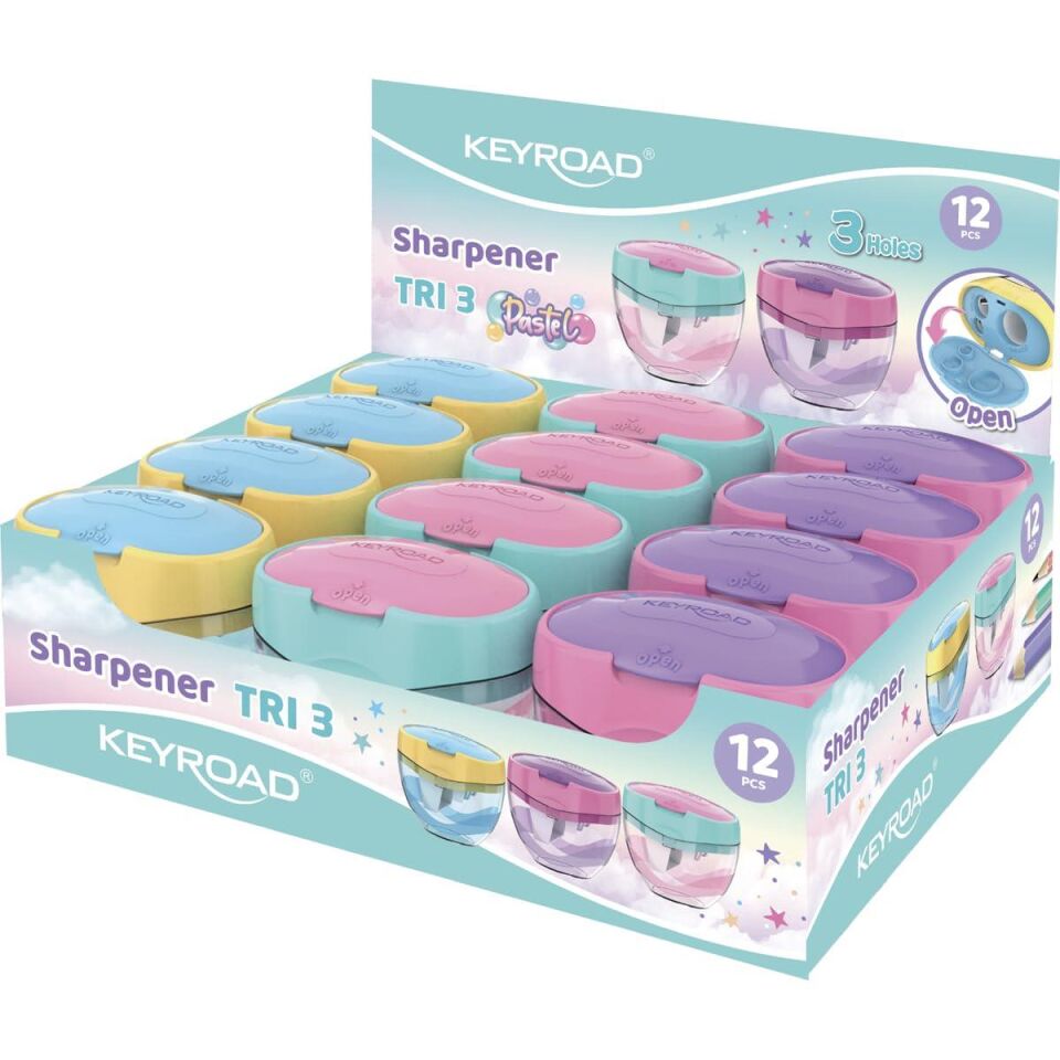 Keyroad Kalemtraş 3 Hazneli Kr972414