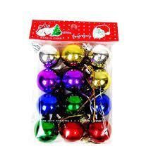 Nedi Ağaç Süsü Top 3 Cm Renkli 12 Lı Nedi-as17