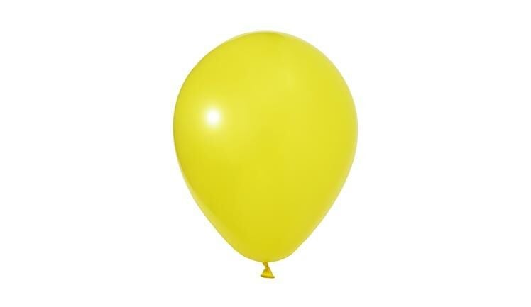 Balonevi 12'' Baskı Balonu Sarı 100'lü