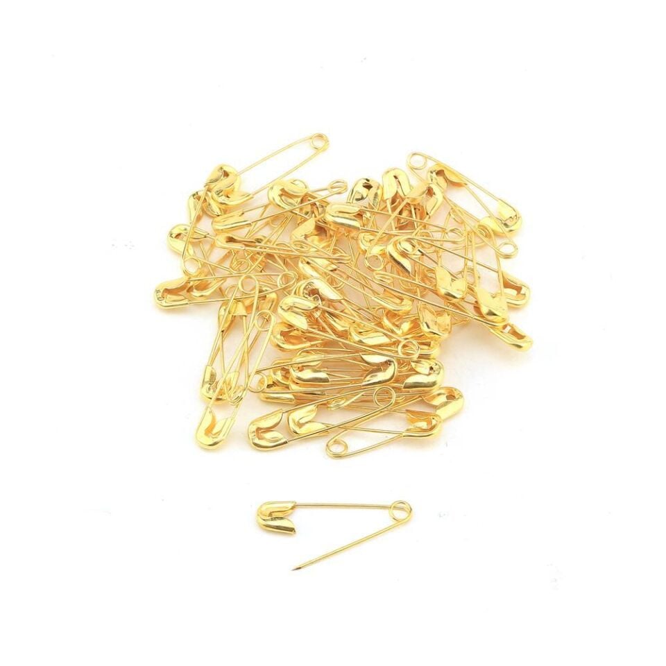 Esmay Çatal İğne 50'li Küçük Gold 215