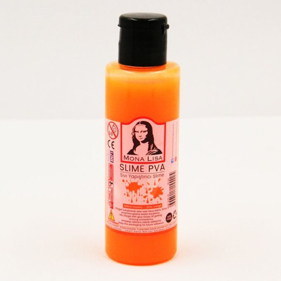 Monalisa Slime Yapıştırıcı Fosforlu 70 Ml Turuncu Sl01-15