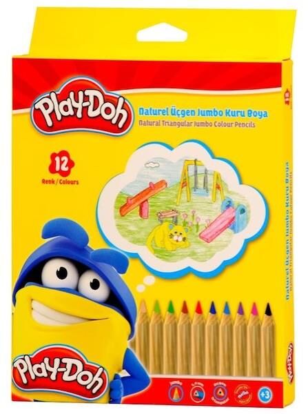 Play-doh Kuruboya Naturel 12'li Jumbo Play-ku009