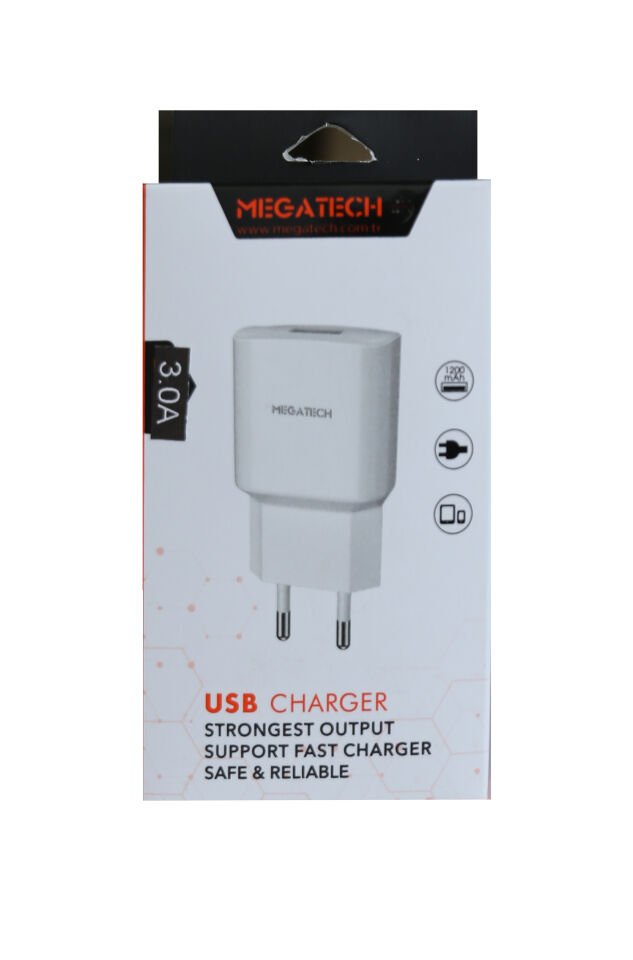 Megatech 3.1a Eco Micro Hızlı Ev Şarj Kablosu