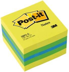 3m Post-it Yapışkanlı Not Kağıdı 51x51 Mm 400 Yp Küp Sarı Tonları 2051-l
