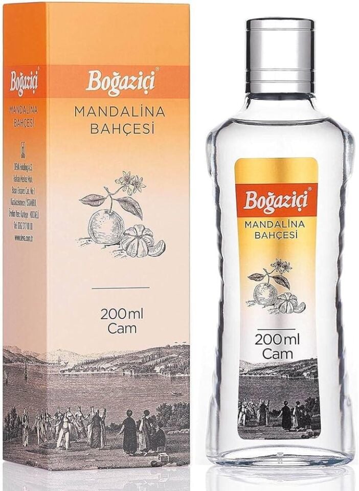 Boğaziçi Kolonya Mandalina Bahçesi 200 Ml Cam Şişe 05190
