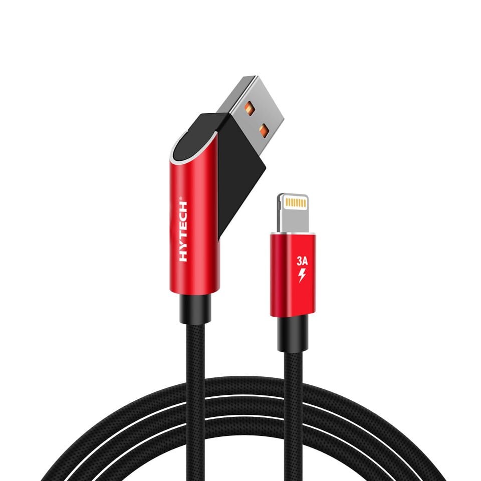 Hytech Hy-x315 3a Iphone Lightning 1m, Siyah Şarj Kablosu