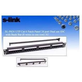 S-link Sl-f624 24lü Utp Cat6 Patch Panel