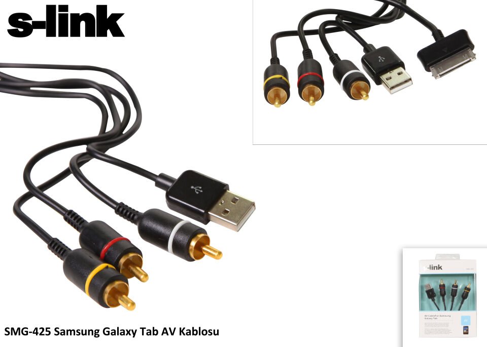 S-link Smg-425 Samsung Galaxy Av Kablosu