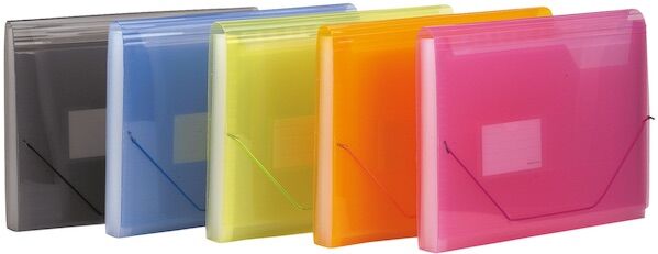 Kraf Körüklü Dosya 13 Cep Lastikli Turuncu F4302