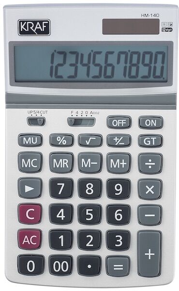 Kraf Hesap Makinası Masaüstü 12 Hane Hm-140