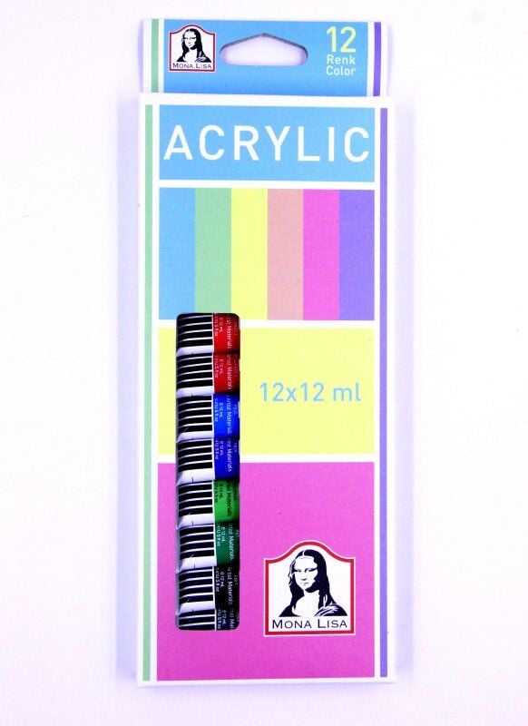 Monalisa Akrilik Boya 12x12 Ml Tüp Sd125
