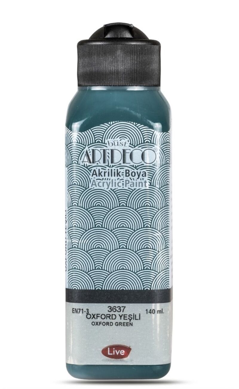 Artdeco Akrilik Boya 140ml Oxford Yeşili 3637 Lv-y-070r-3637