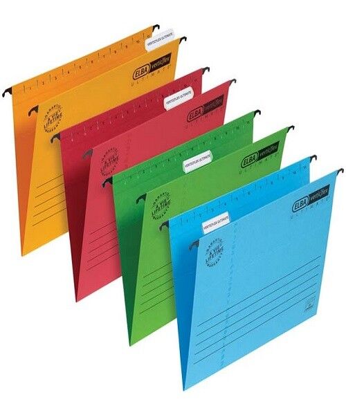 Elba Askılı Dosya Telsiz Kırmızı Vertıclex Elb-52073