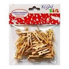Kraf Ahşap Mandal Küçük 30'lu Kk160