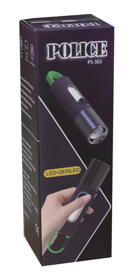 Polıce Ps-303 Yan Aydınlatma Işıklı, Şarjlı El Feneri